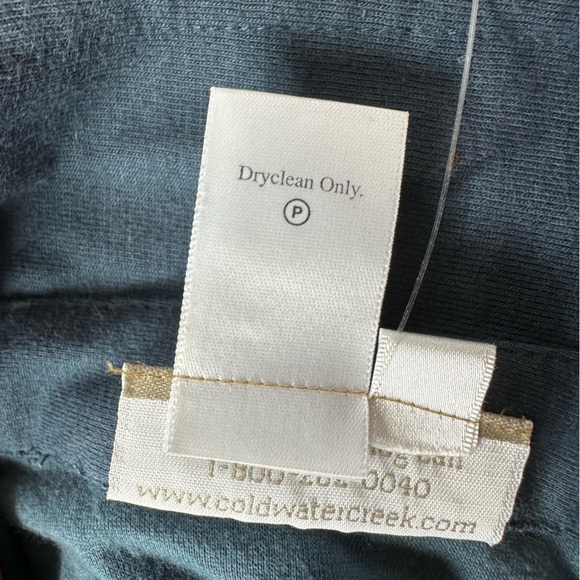 Cold water Creek New Embroidered Lightweight Jacket Shirt Blue 100%Cotton XL - Picture 5 of 7